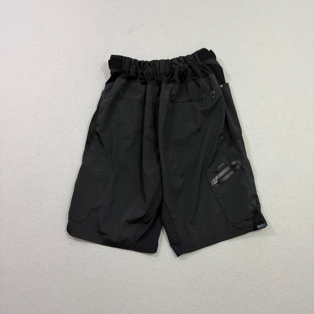 ZOIC Ether Mountain Biking Mens Shorts Large Black Cycling Athletic Nylon Cargo - Picture 8 of 13